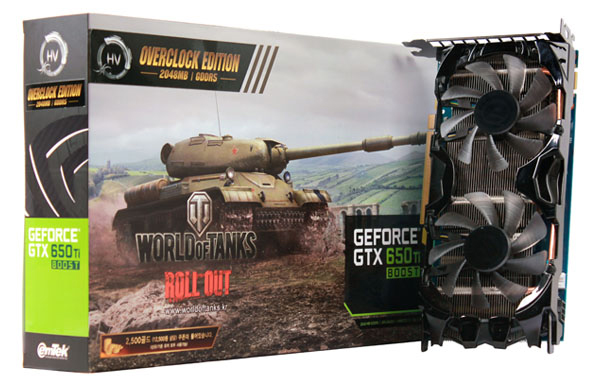 이엠텍, 팩토리 오버클럭 'HV 지포스 GTX 650 Ti BOOST' 그래픽카드 2종 출시 - 노트포럼